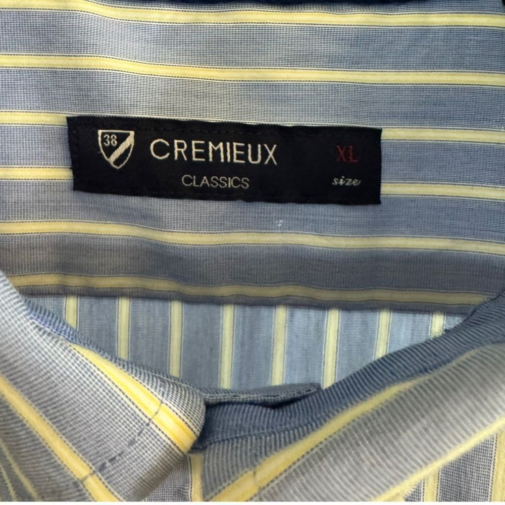 Daniel Cremieux Light Blue Striped Button Down Shirt. Size XL - Picture 6 of 8